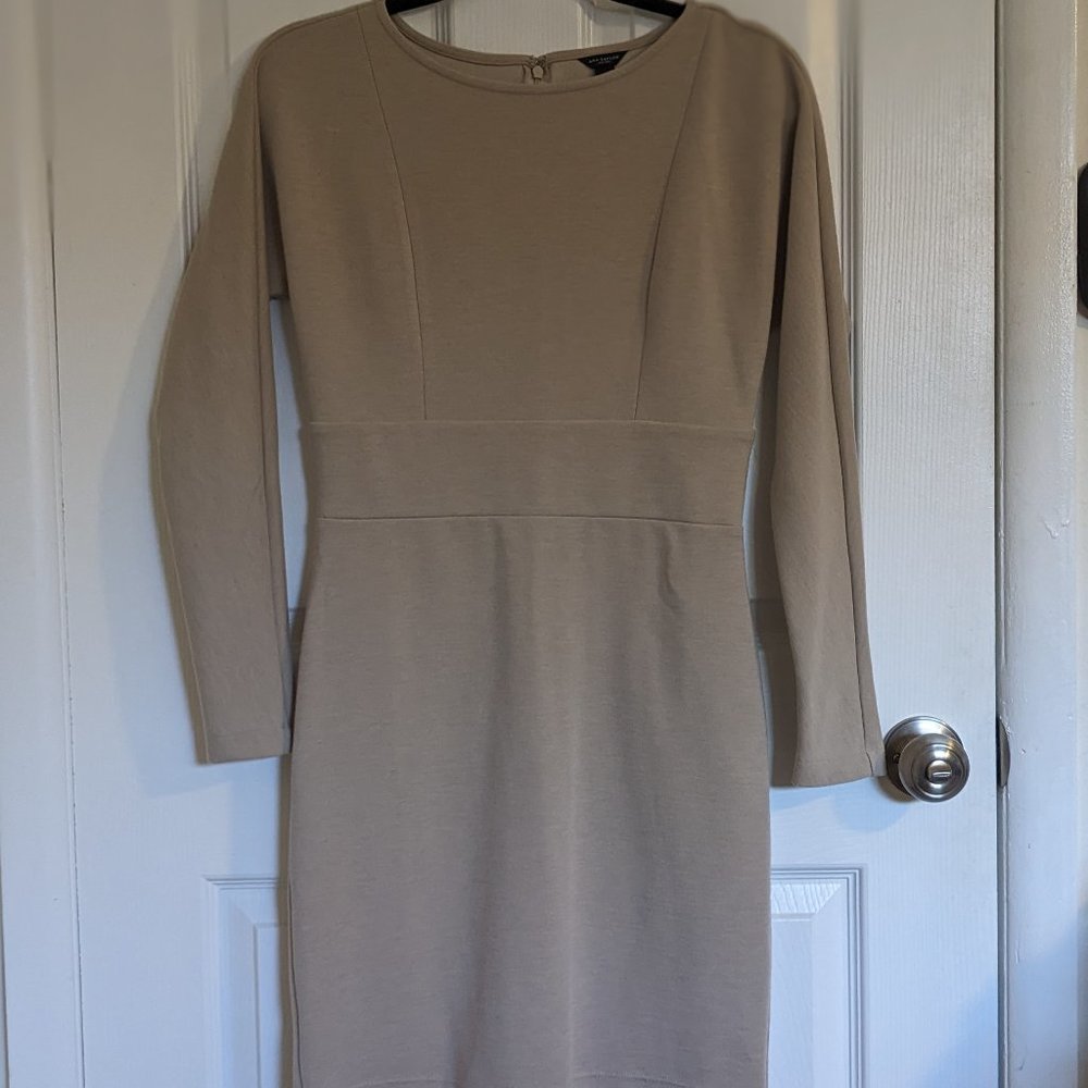 Ann Taylor Long Sleeve Sheath Dress